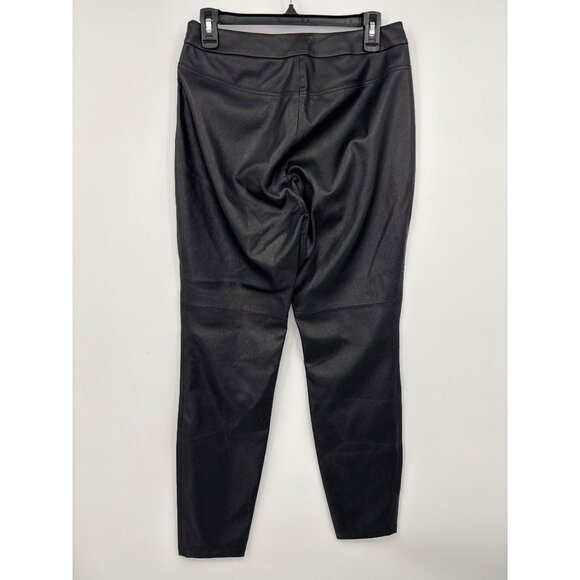BOSS Hugo Boss Orange Taskin Slim Fit Faux Leather Ankle Pant Black Size 6 NEW - Picture 6 of 9